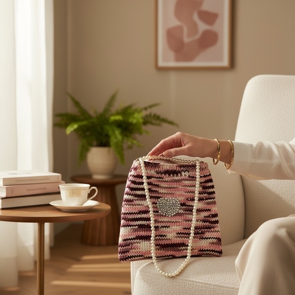 Stylish Pink Crossbody Bag - Picture 4 of 12